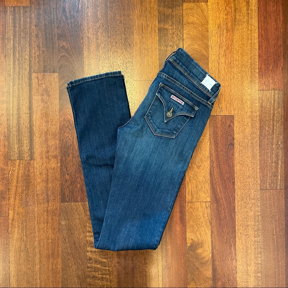 Hudson Ginny Straight Leg Flap Pocket Jeans